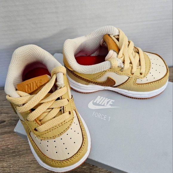 Force 1 LV8 ( TD) 4c Pearl White/Ale Brown-Sesame - Picture 7 of 8